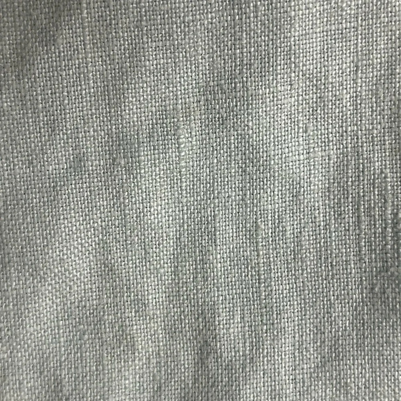 Chadwick's Linen Pants Womens 16 Teal Relaxed Wide Leg High Waist Drawstring 32” - Picture 7 of 9